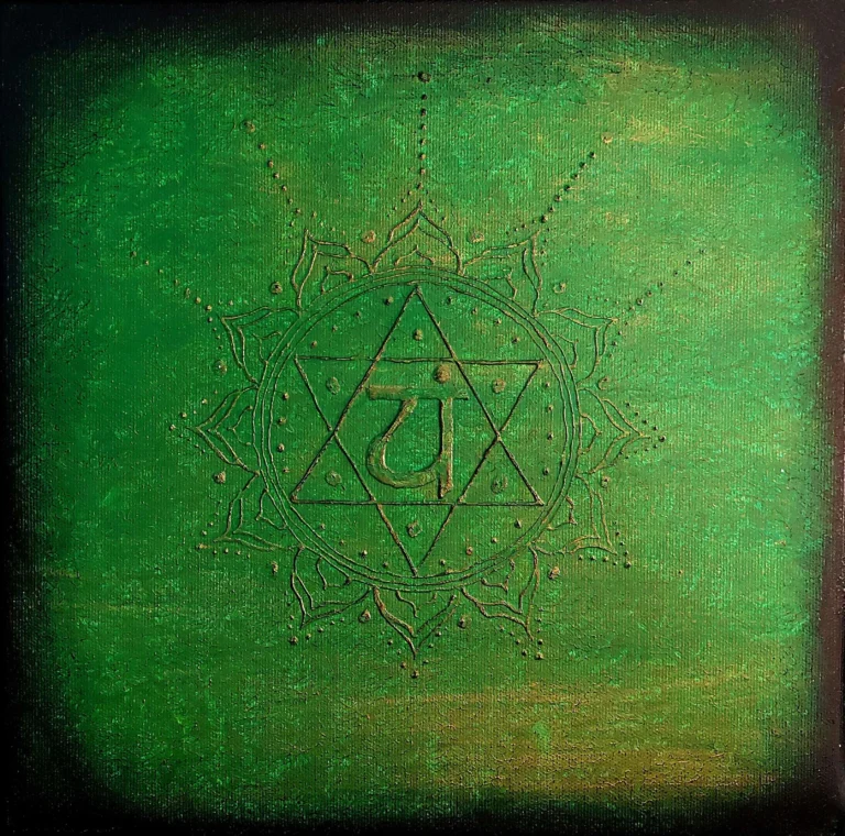Anahata Czakra Serca Obraz Mocy by EosCris