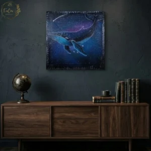 „Wieloryb Gwiezdny Nawigator” 1200x1200 mockup